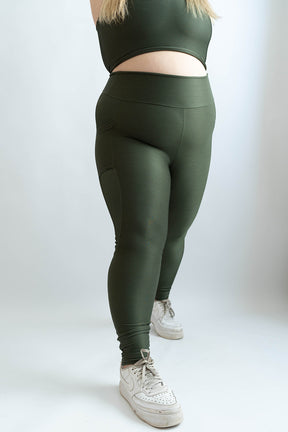 Calça Reta Verde Militar