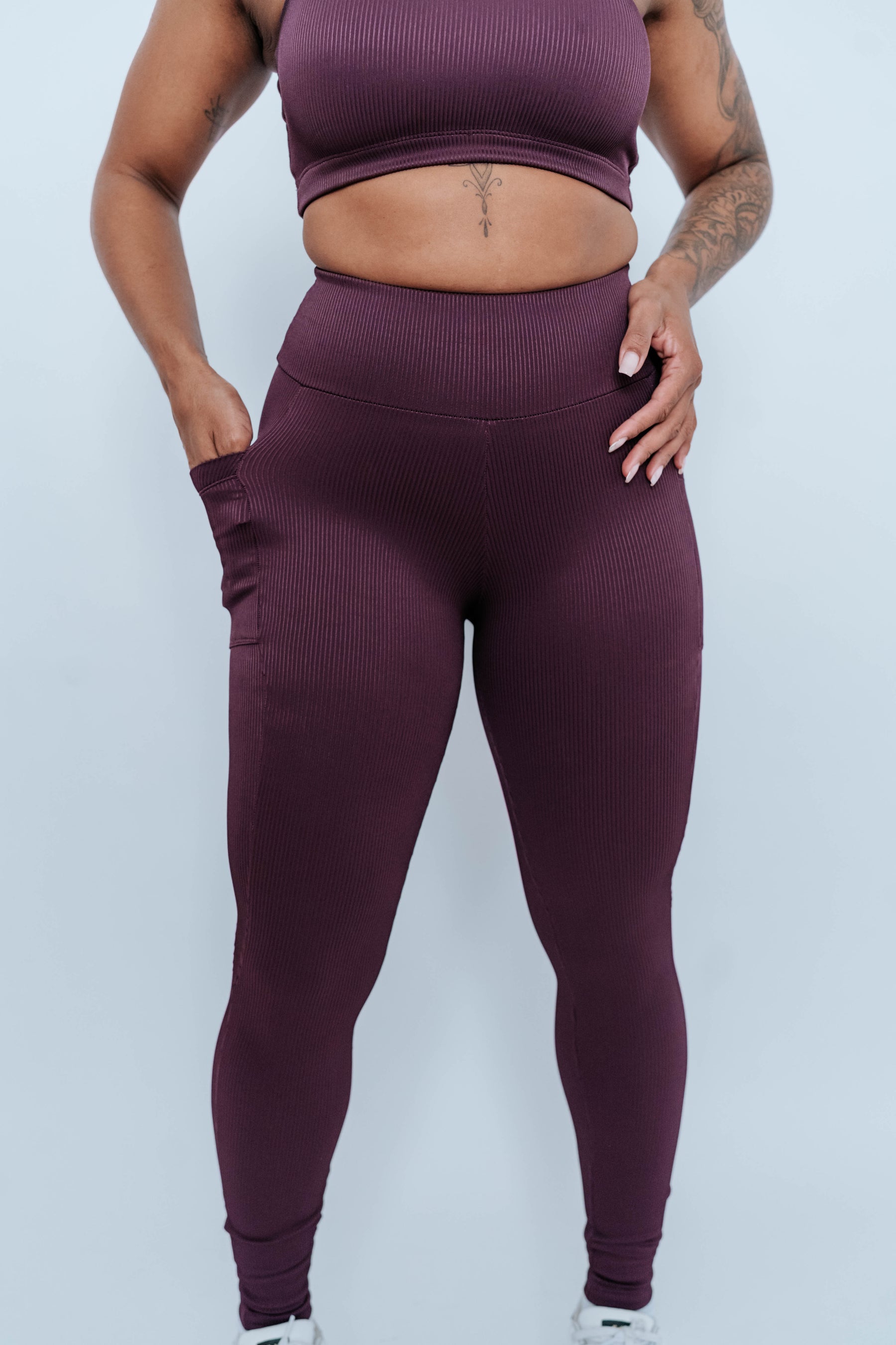 Calça Reta Açaí